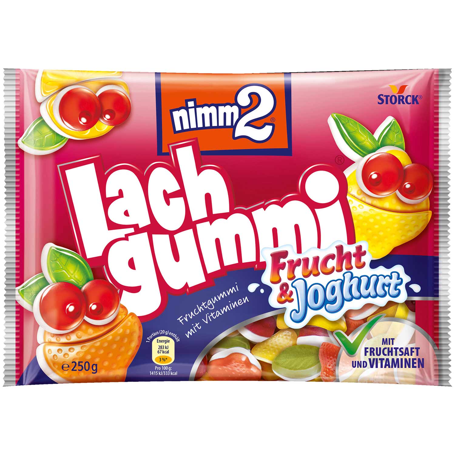 nimm2 Lachgummi Frucht & Joghurt 250g