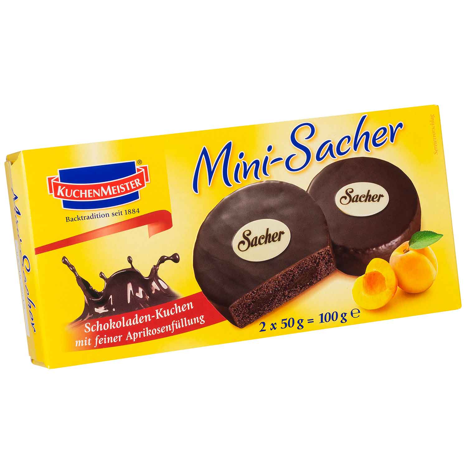 KuchenMeister Mini-Sacher 2x50g