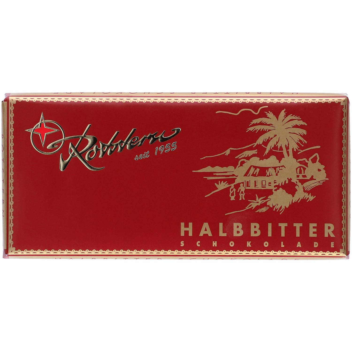 Rotstern Schokolade Halbbitter 100g