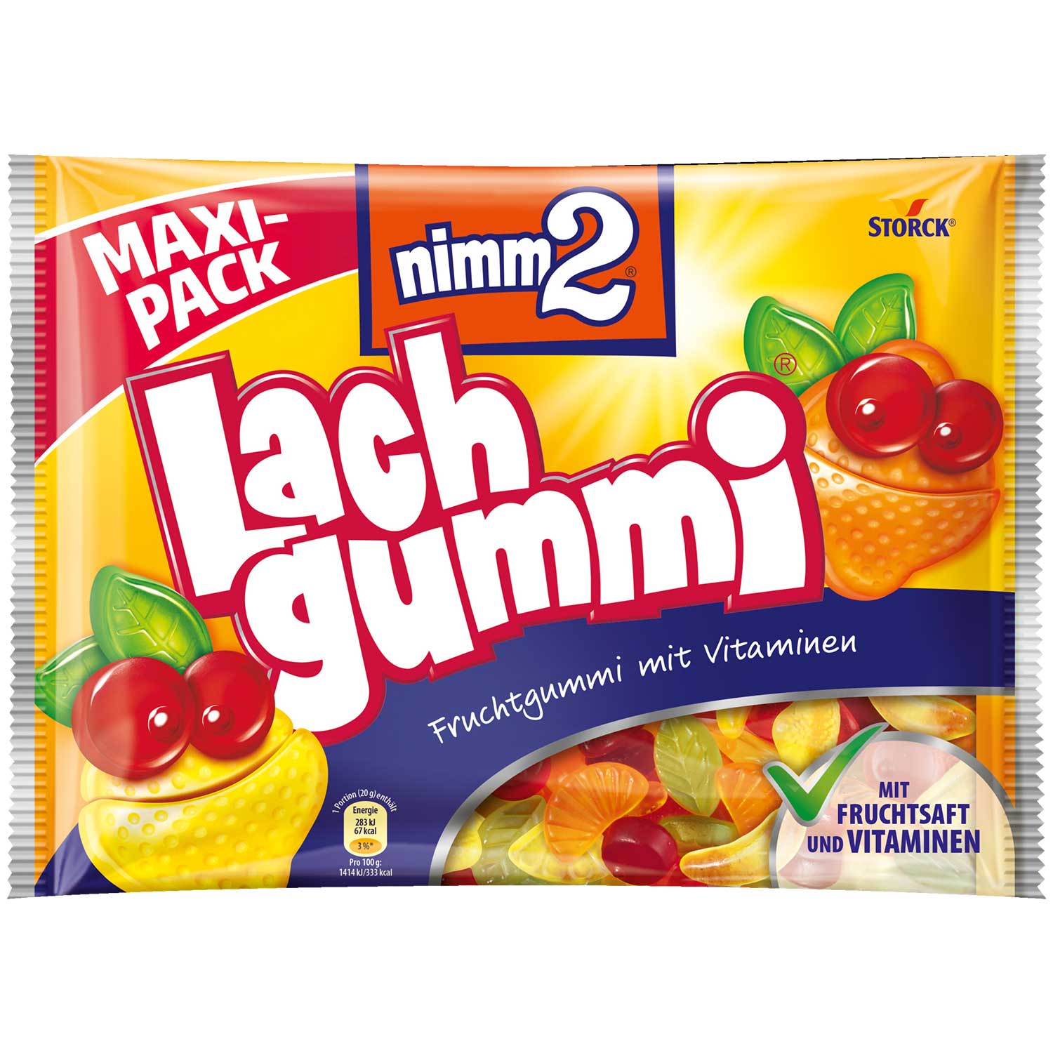 nimm2 Lachgummi 376g