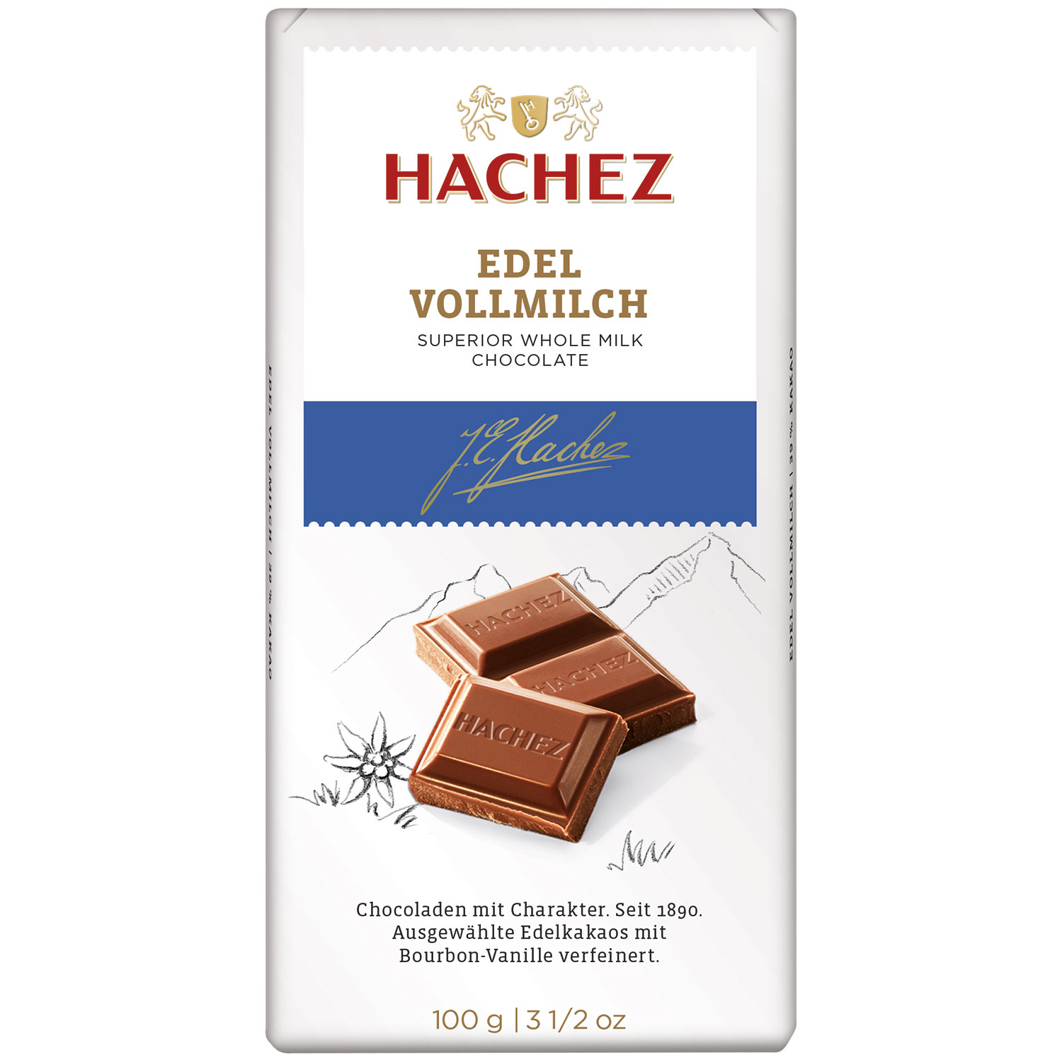 Hachez Edel Vollmilch 100g