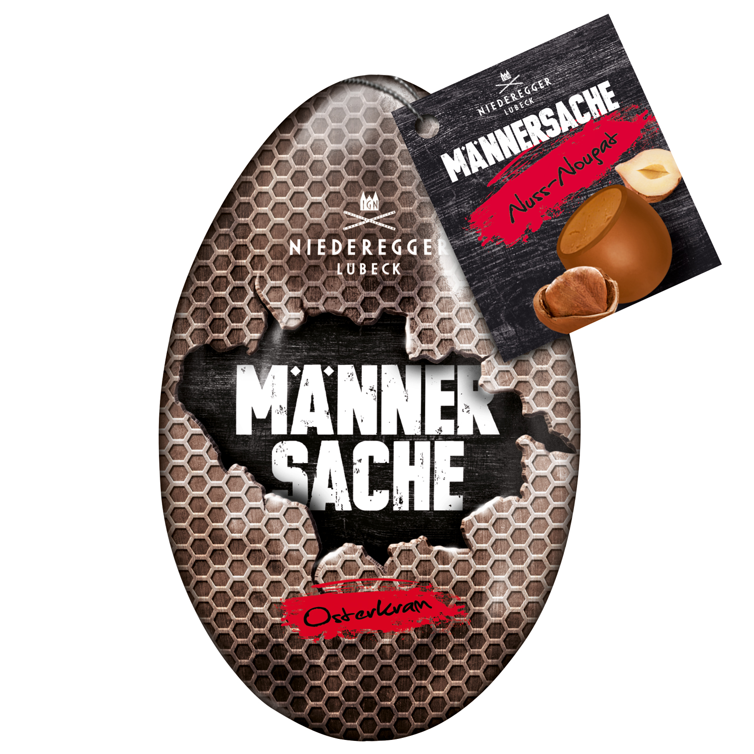 Niederegger Marzipan 'Männersache' Osterkram Nuss-Nougat 50g