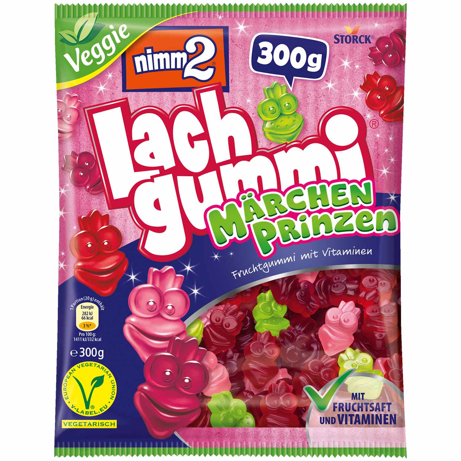 nimm2 Lachgummi Märchenprinzen 300g