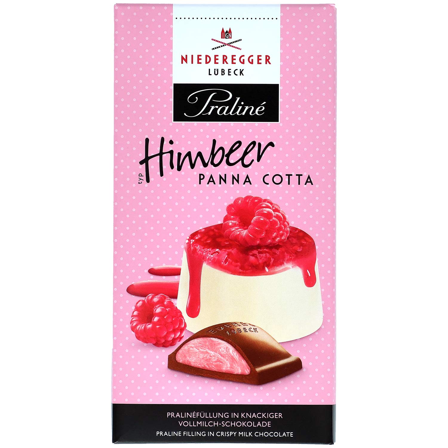 Niederegger Praliné Tafel Typ Himbeer Panna Cotta 100g