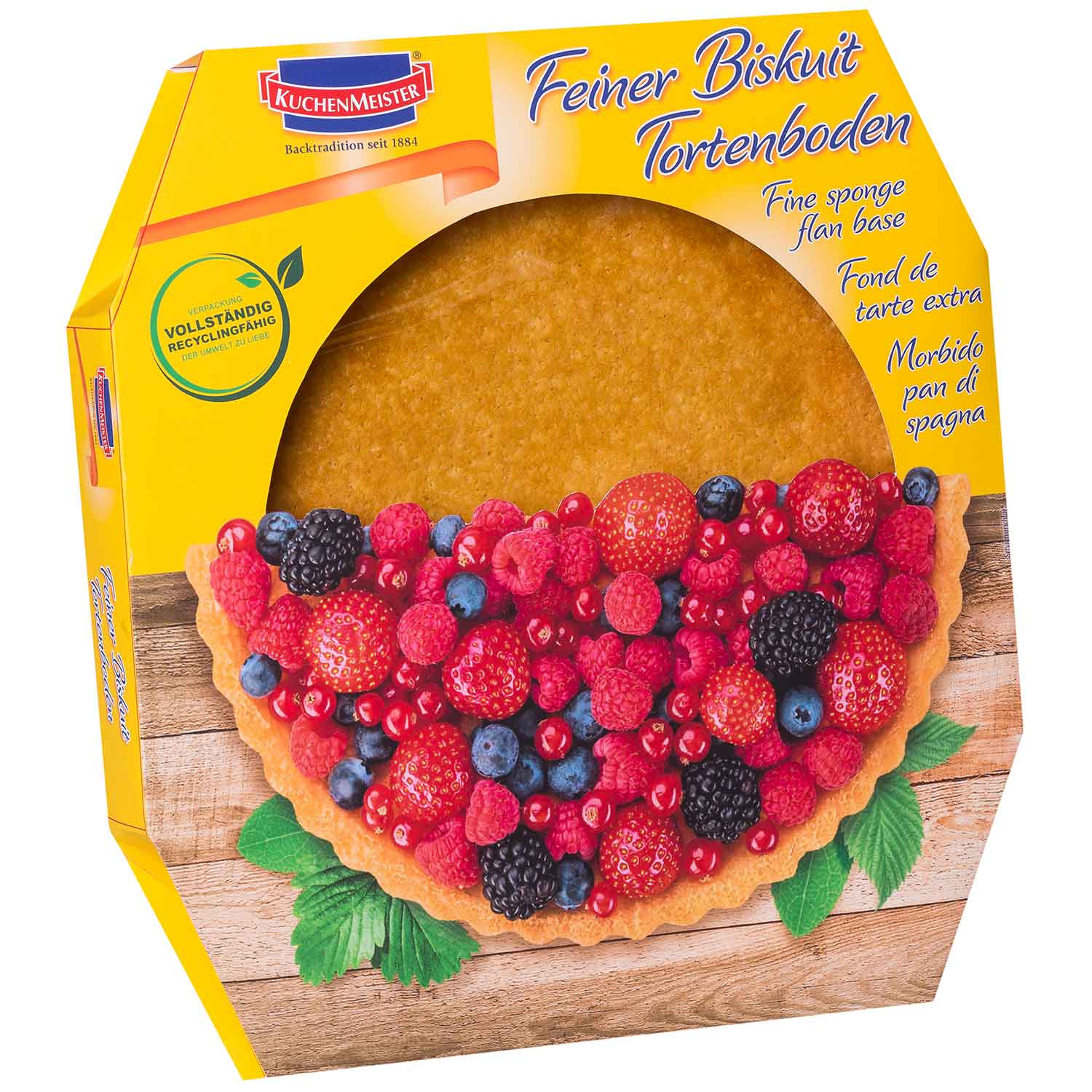 KuchenMeister Feiner Biskuit Tortenboden 250g