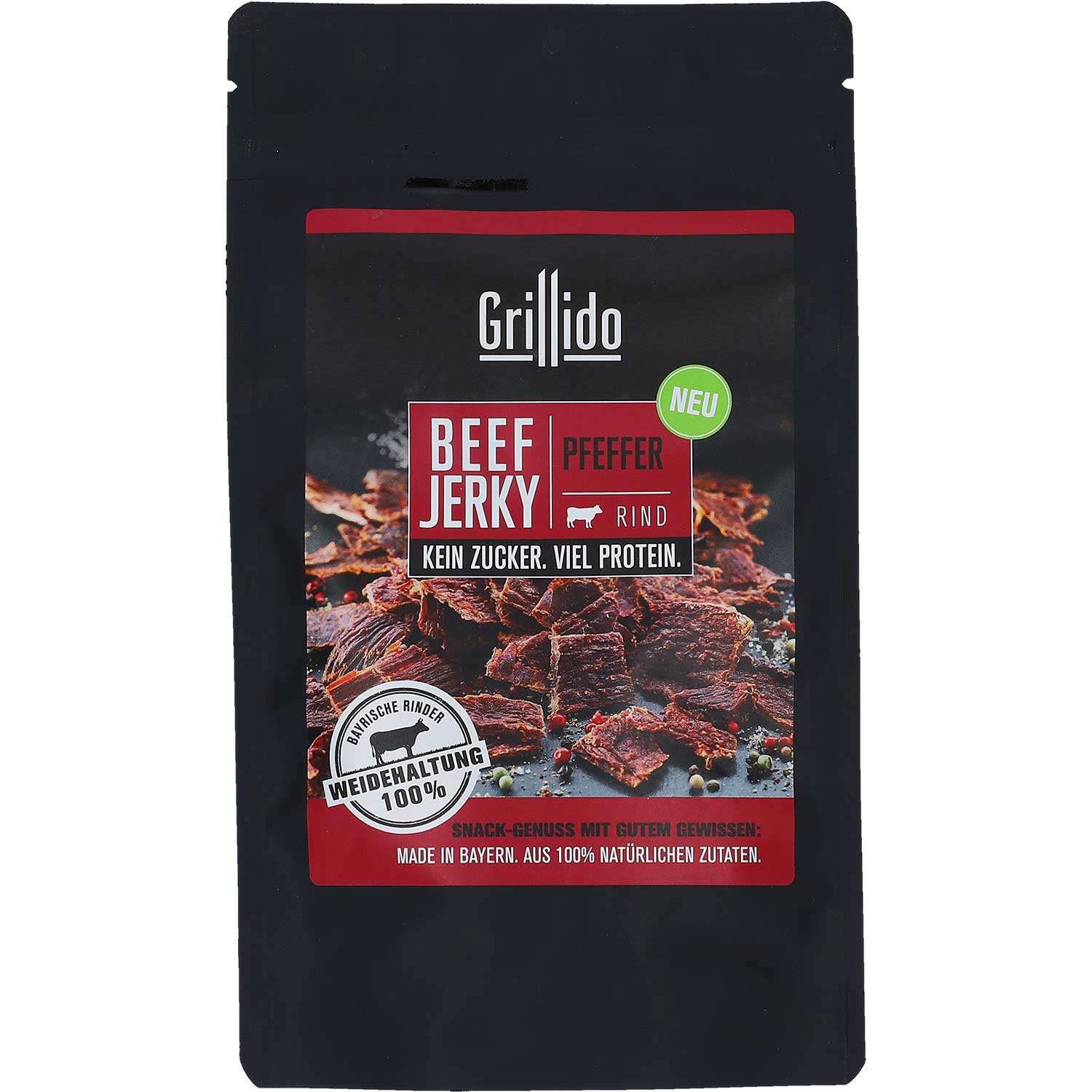 Grillido Beef Jerky Pfeffer 30g