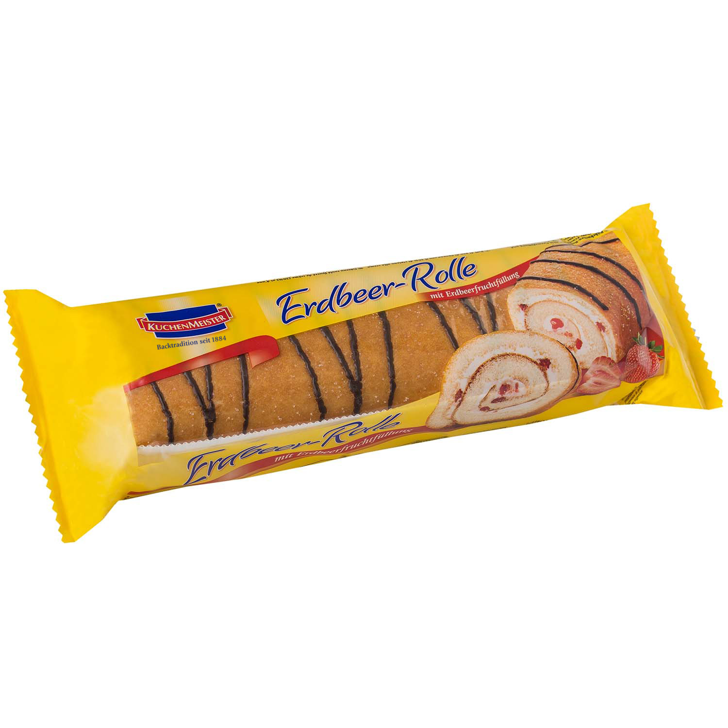KuchenMeister Erdbeer-Rolle 400g