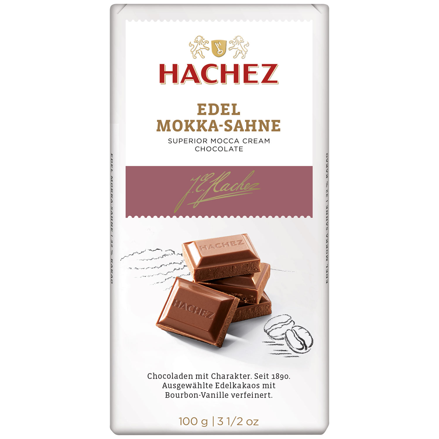 Hachez Edel Mokka-Sahne 100g