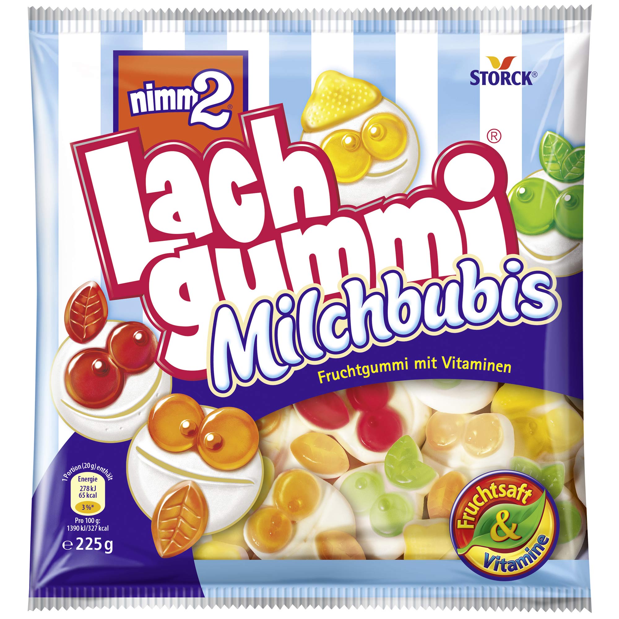 nimm2 Lachgummi Milchbubis 225g