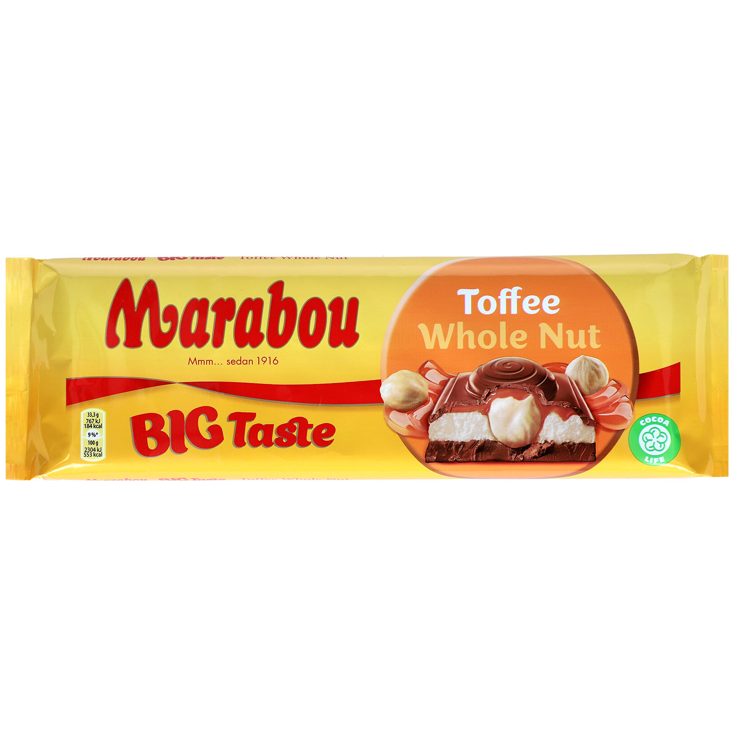 Marabou Big Taste Toffee Whole Nut 300g