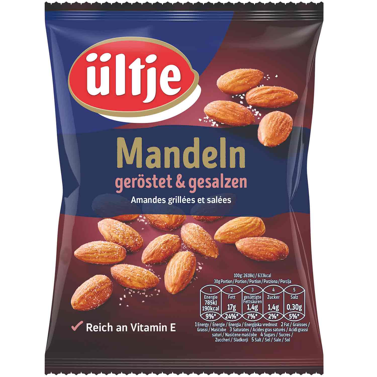 ültje Mandeln geröstet & gesalzen 150g