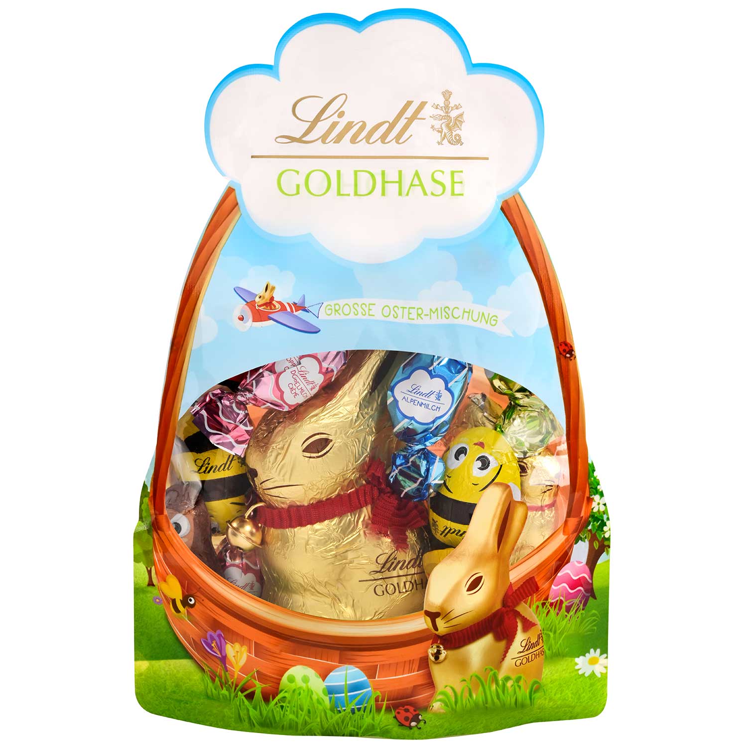 Lindt Goldhase große Oster-Mischung 180g