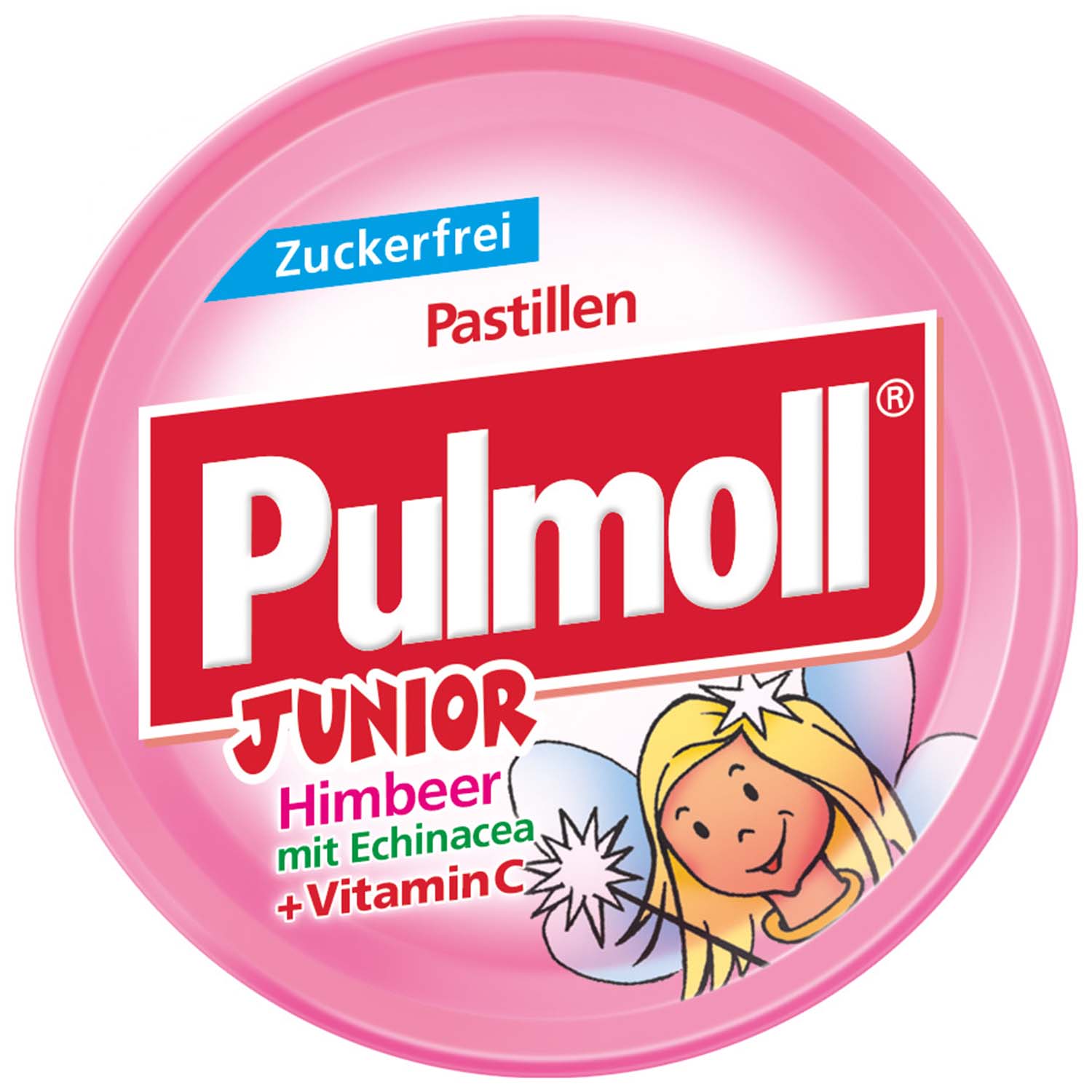 Pulmoll Junior Himbeer + Vitamin C zuckerfrei
