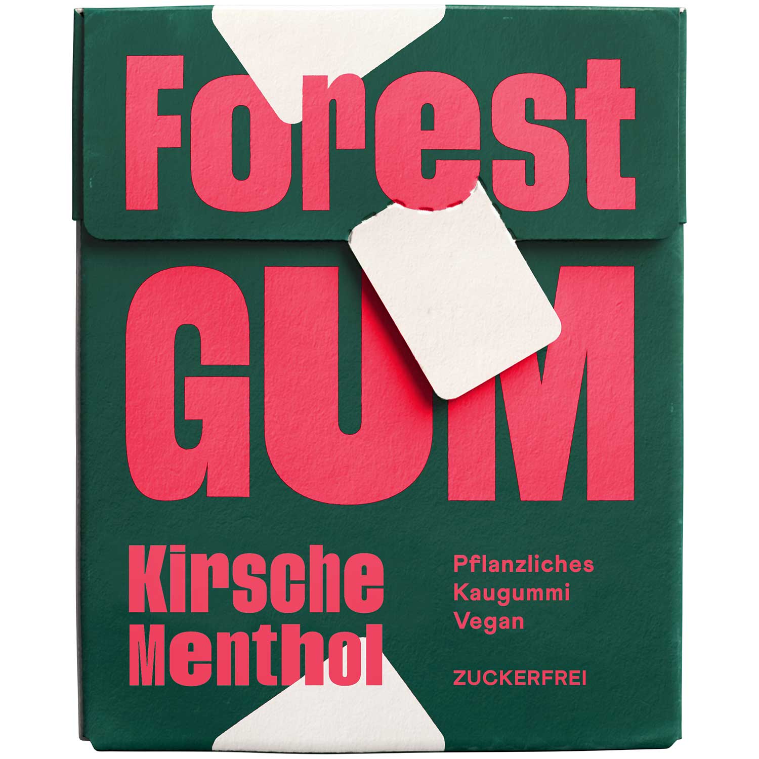 Forest Gum Kirsche Menthol 20g
