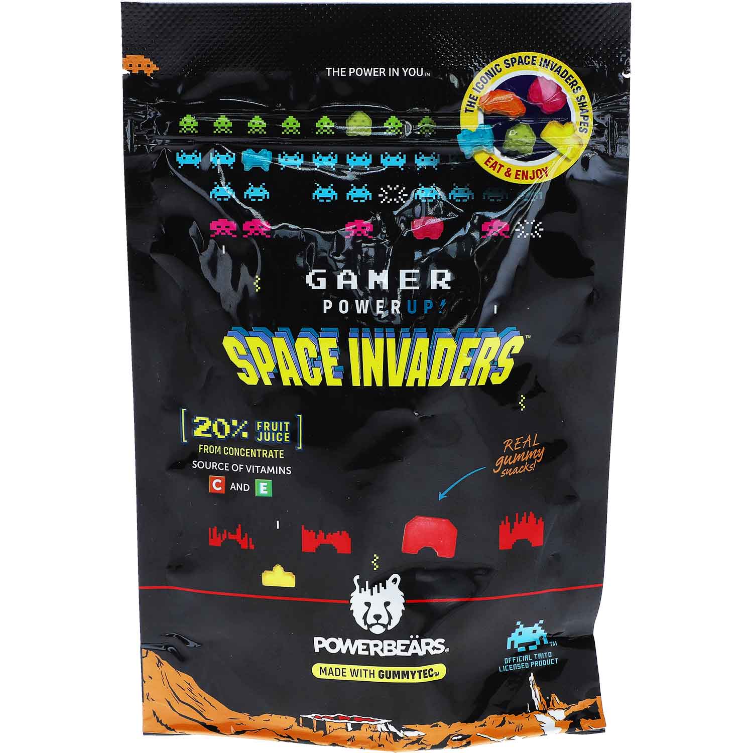 Powerbeärs Gamer PowerUp Space Invaders 125g
