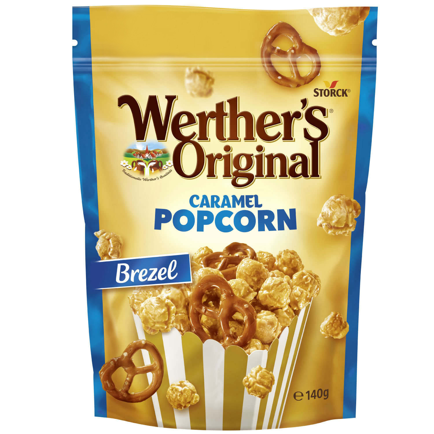 Werther's Original Caramel Popcorn Brezel 140g