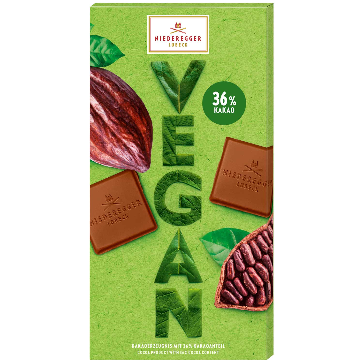 Niederegger Vegan 36% Kakao Tafel 100g