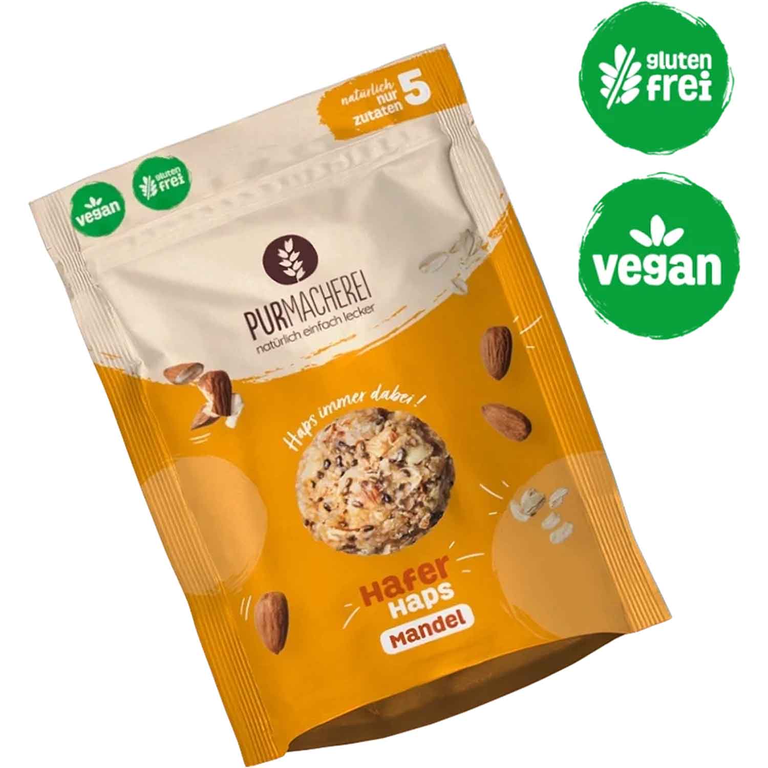 Purmacherei Haferhaps Mandel 50g