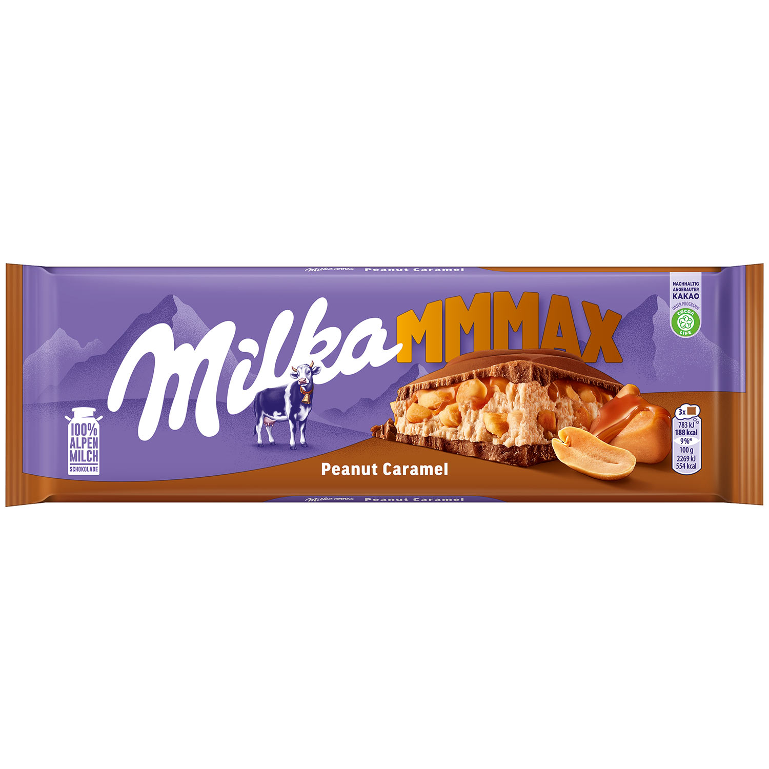 Milka Mmmax Peanut Caramel 276g