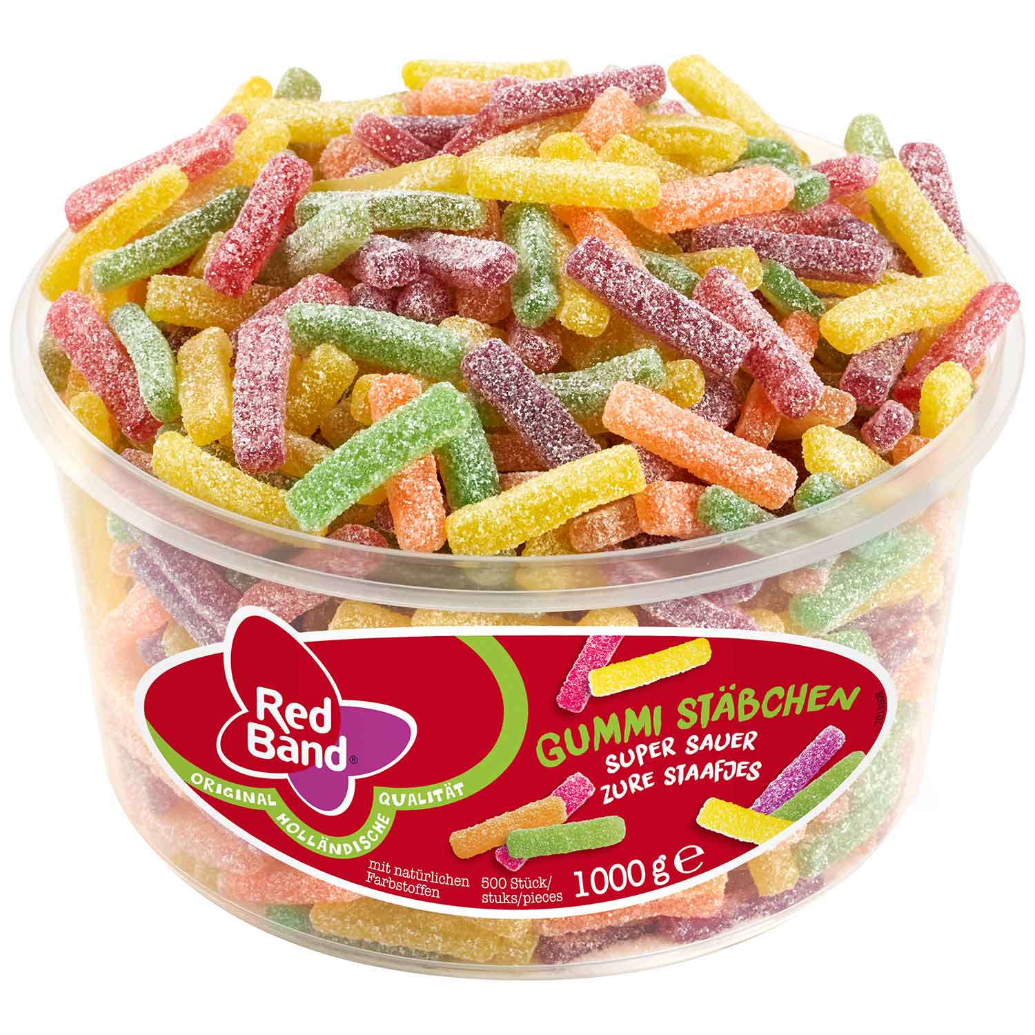 Red Band Gummi Stäbchen super sauer 500er