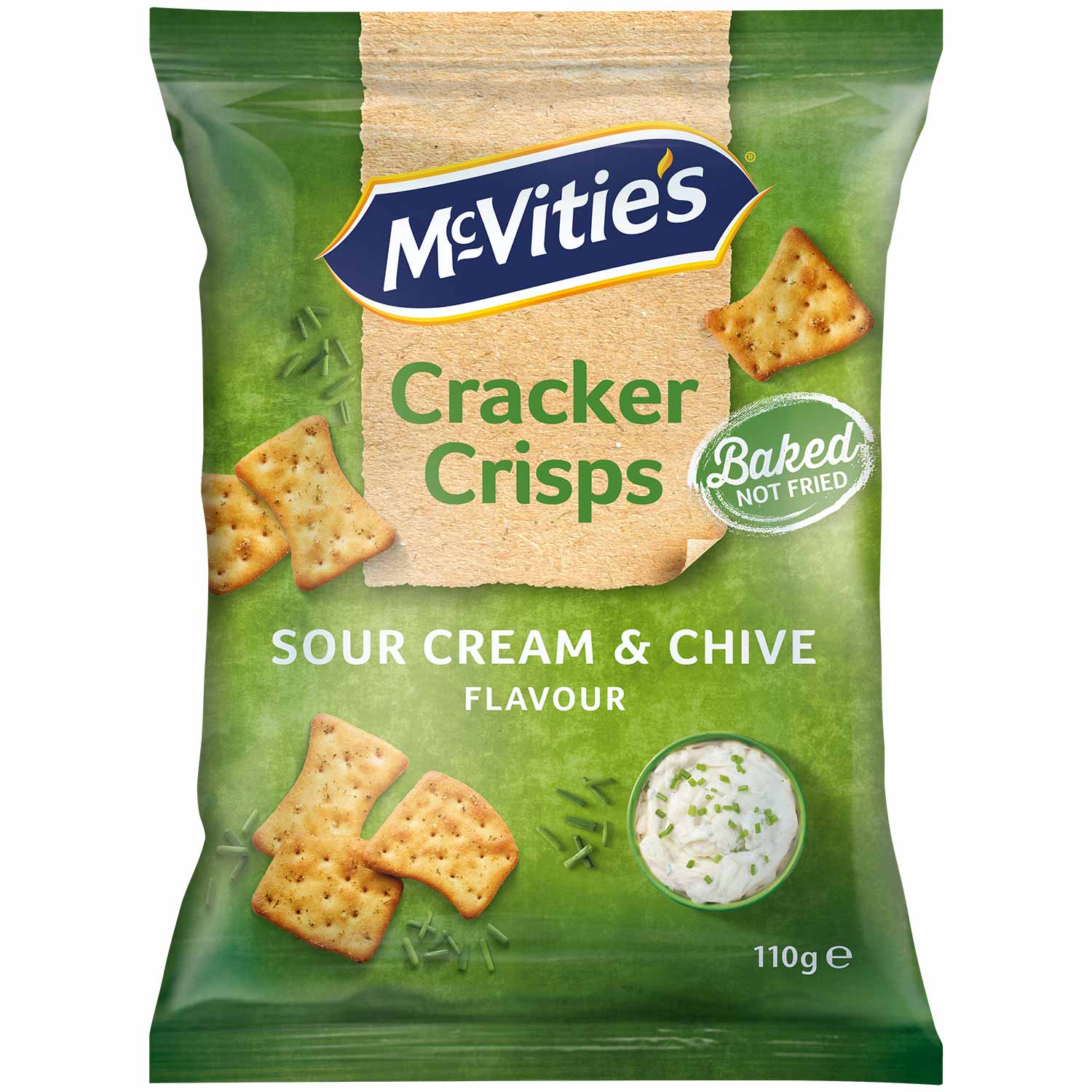 McVitie's Cracker Crisps Sour Cream & Chive 110g