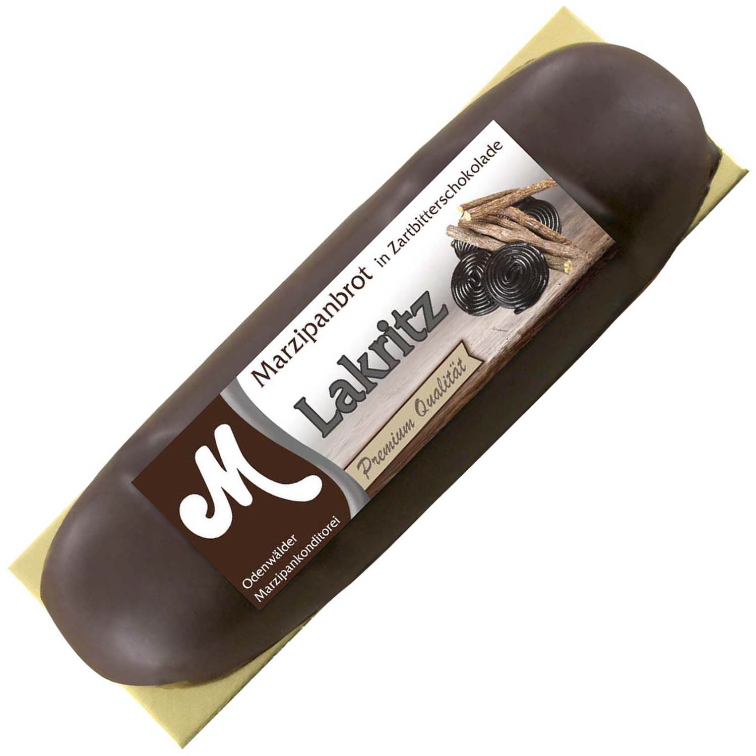 Odenwälder Edelmarzipanbrot Lakritz 100g