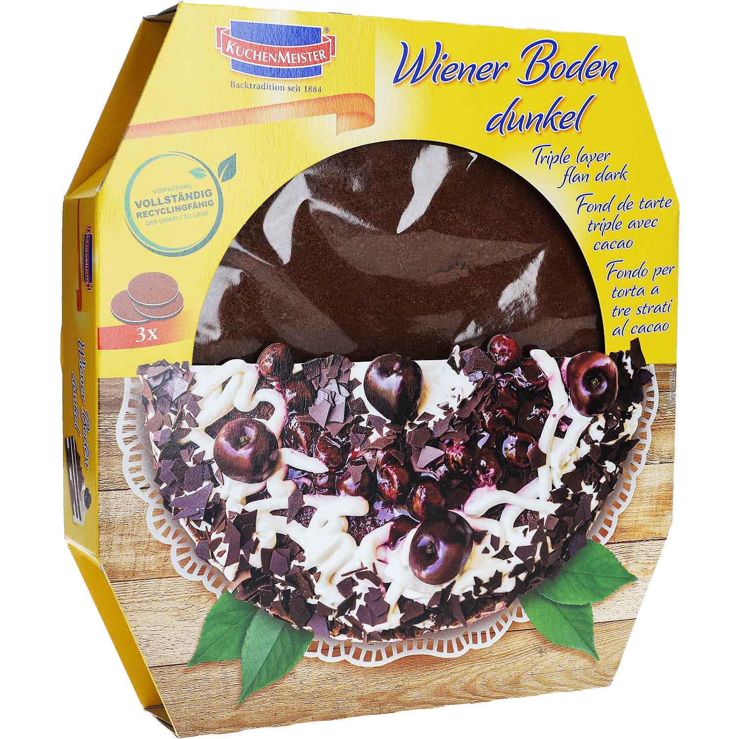 KuchenMeister Wiener Boden dunkel 400g