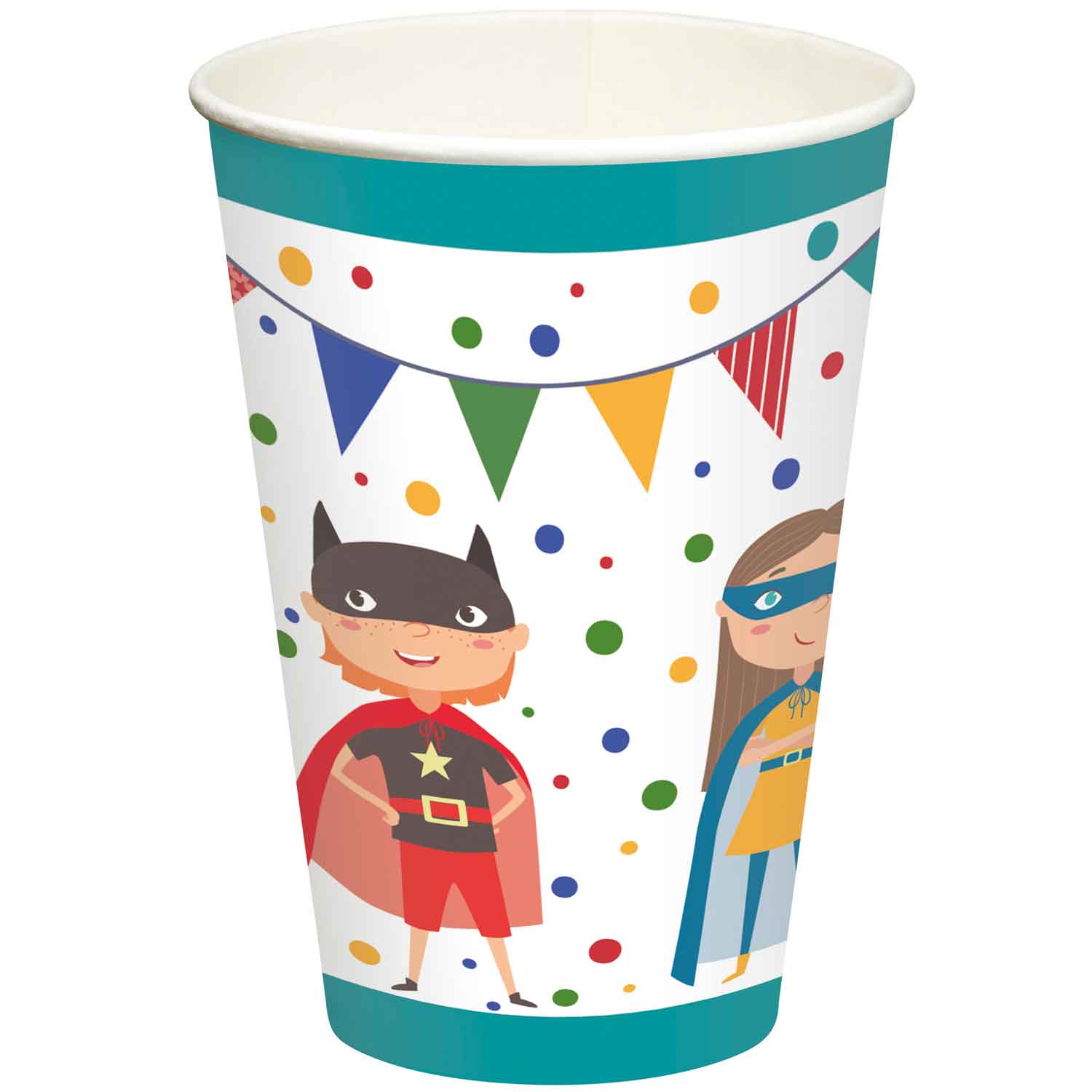 Papstar Pappbecher Superhero 10er