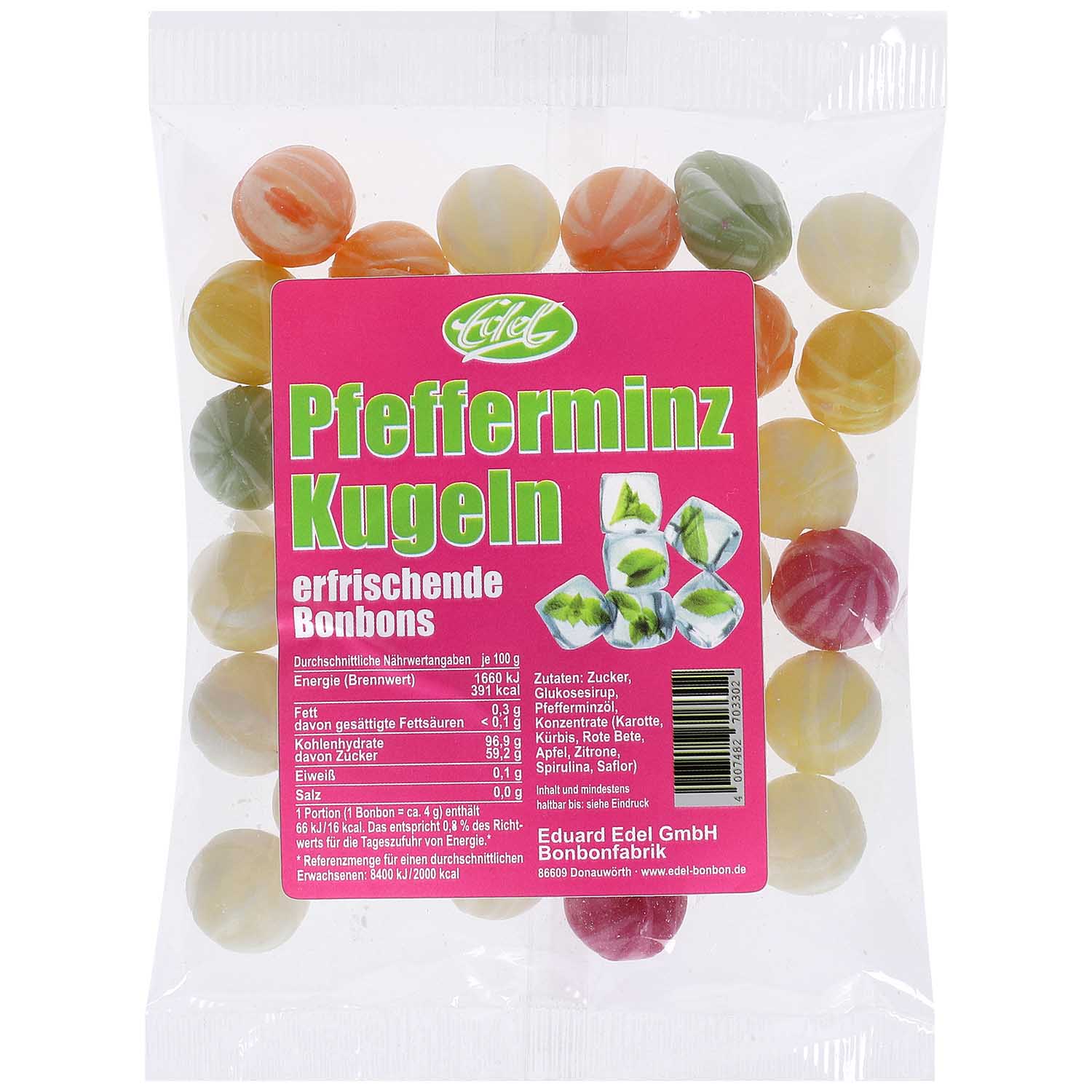 Edel Pfefferminz Kugeln 120g