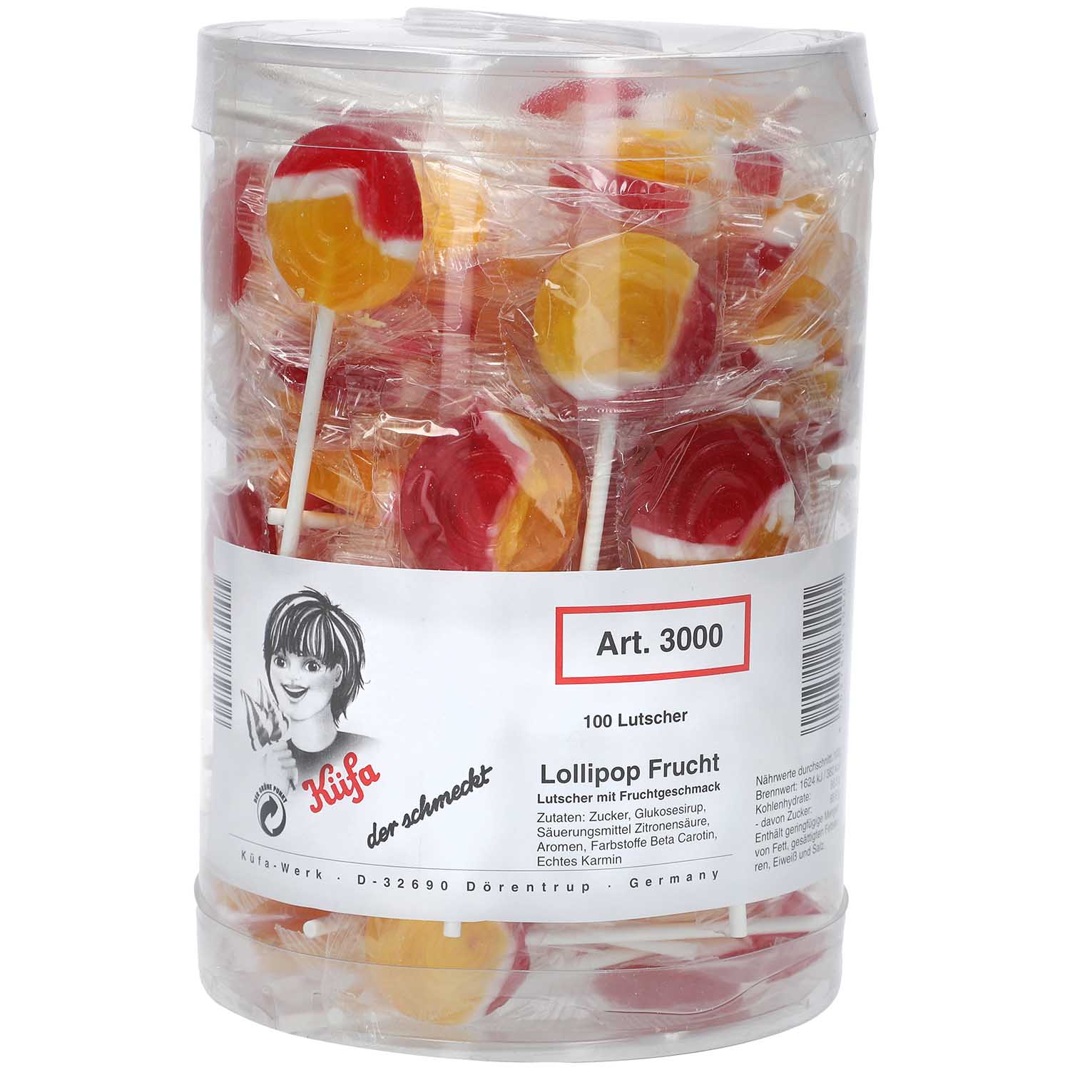 Küfa Lollipop Frucht 100er