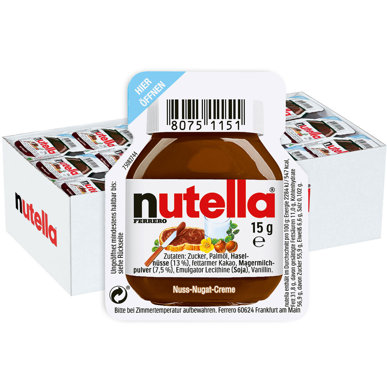 nutella 120x15g