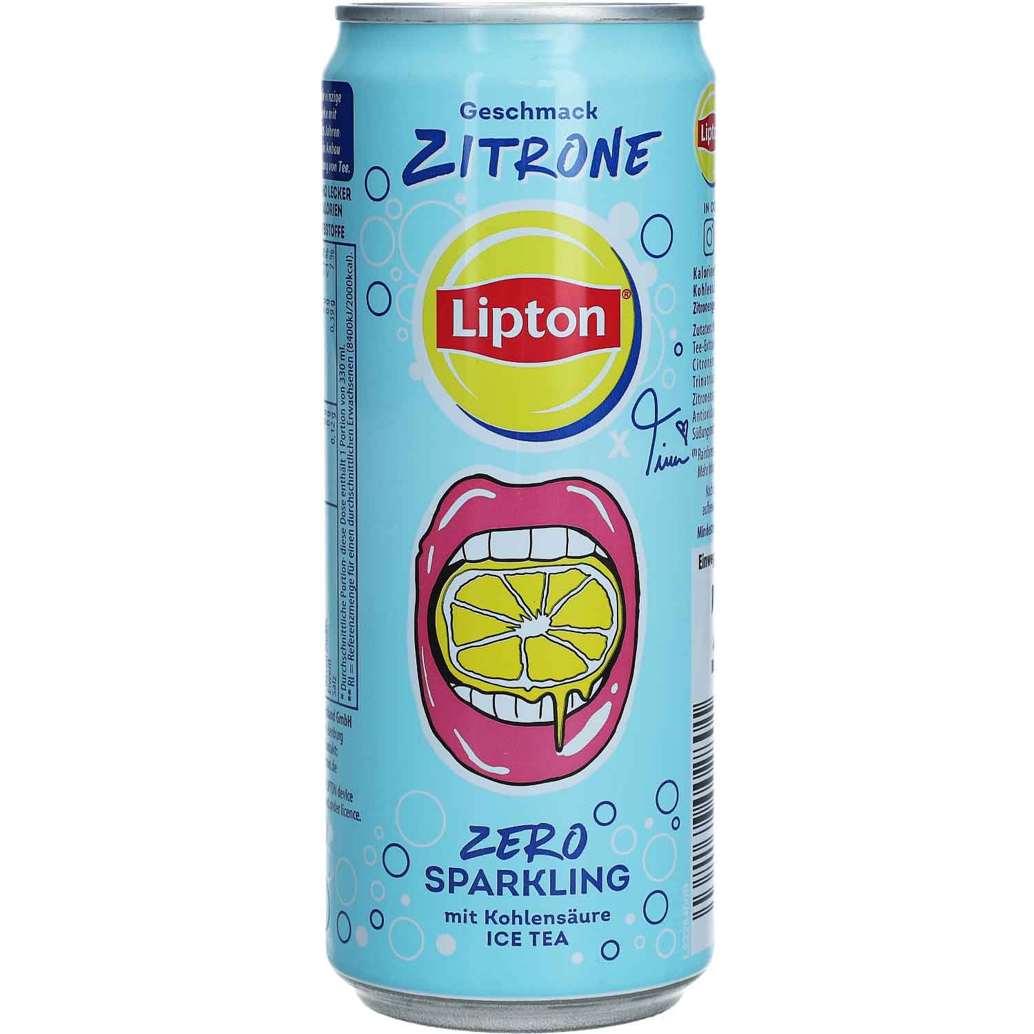 Lipton Ice Tea Sparkling Zitrone Zero 330ml