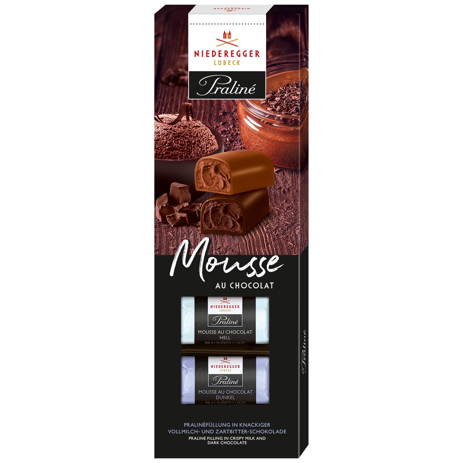 Niederegger Praliné Klassiker Mousse au Chocolat 100g