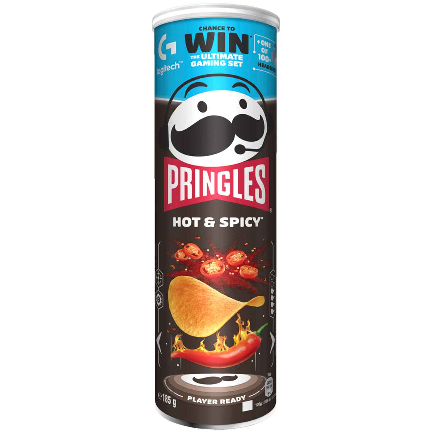 Pringles Hot & Spicy 185g