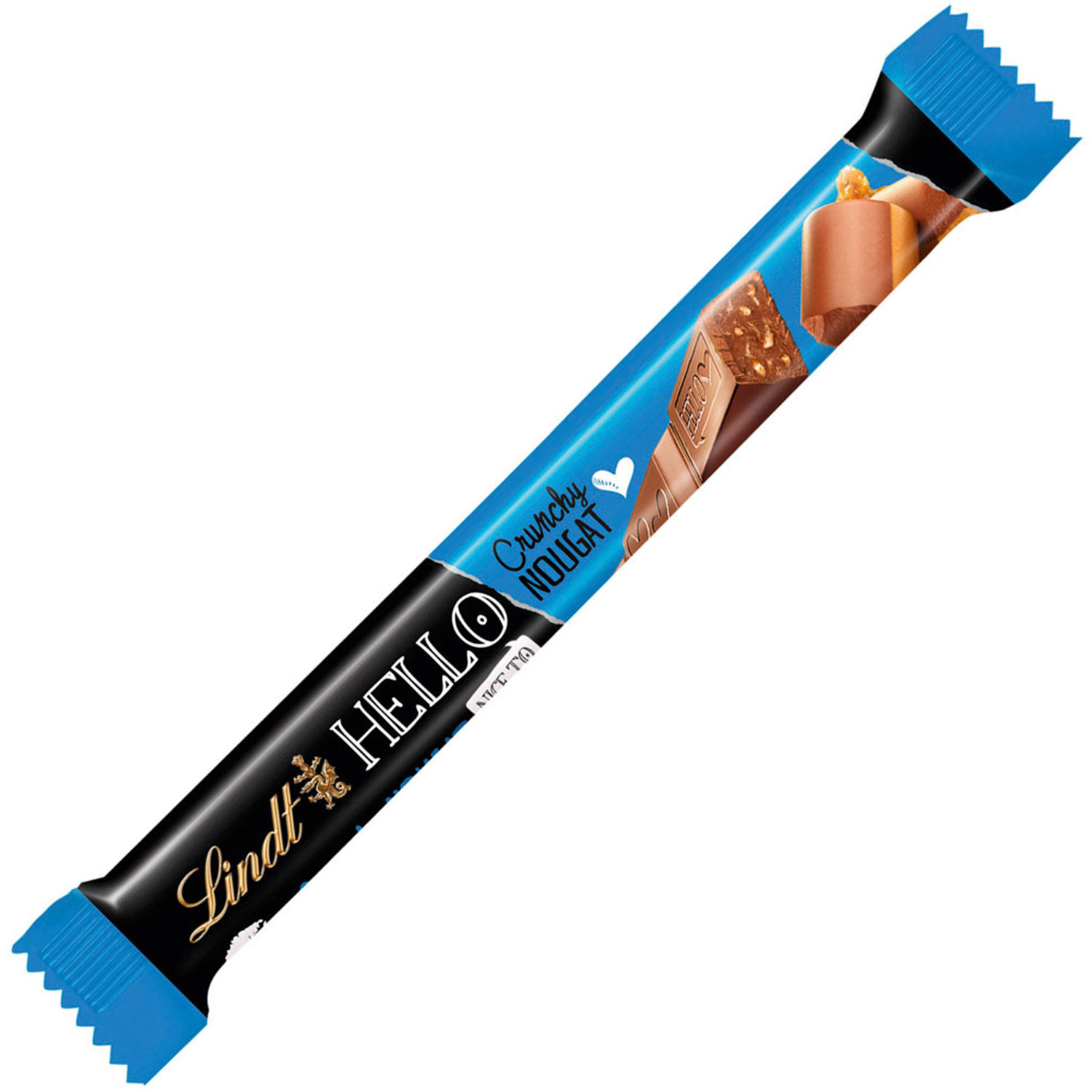 Lindt Hello Crunchy Nougat Vollmilch Stick 39g