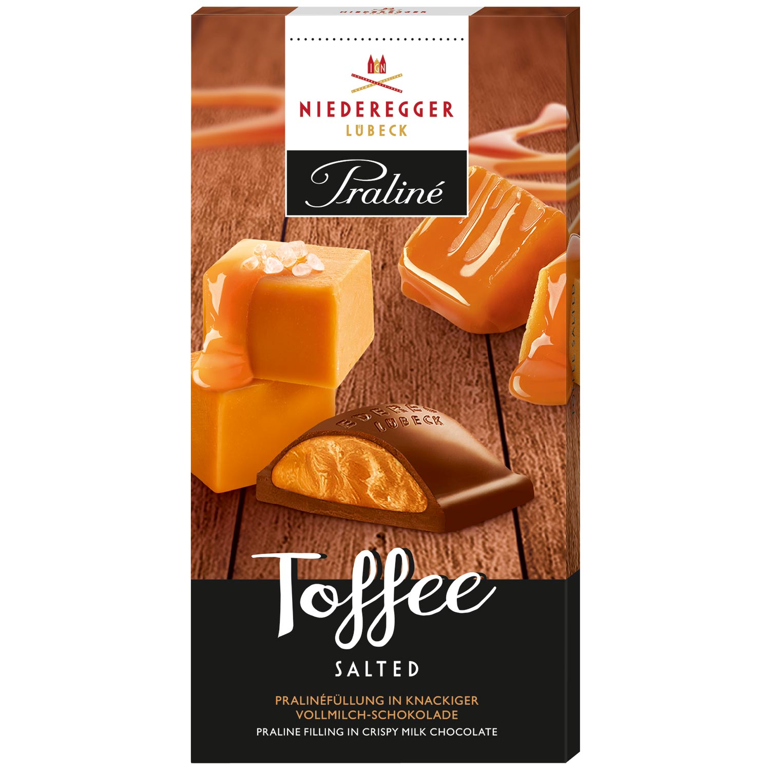 Niederegger Praliné Tafel Toffee Salted 100g