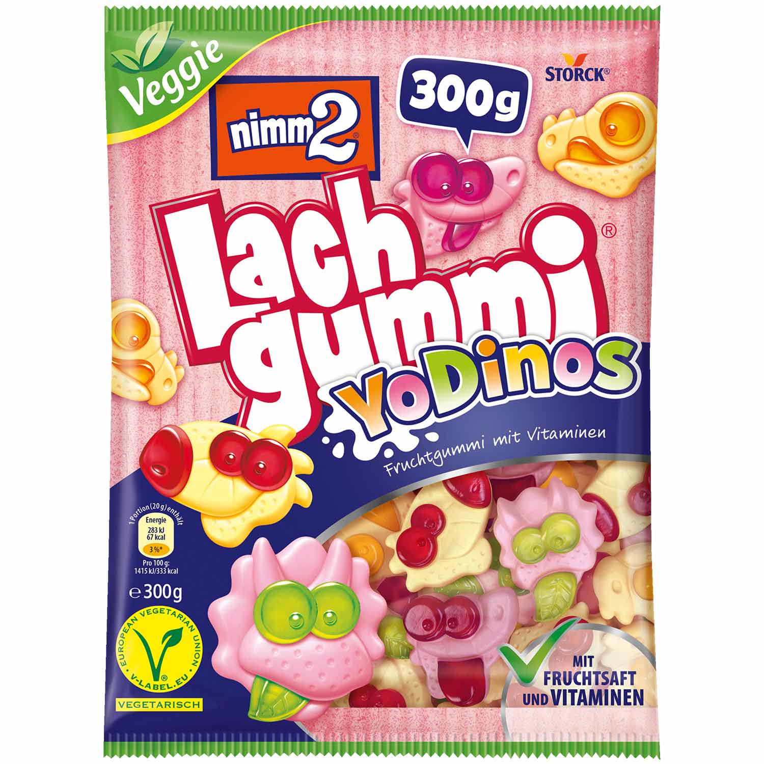 nimm2 Lachgummi YoDinos 300g