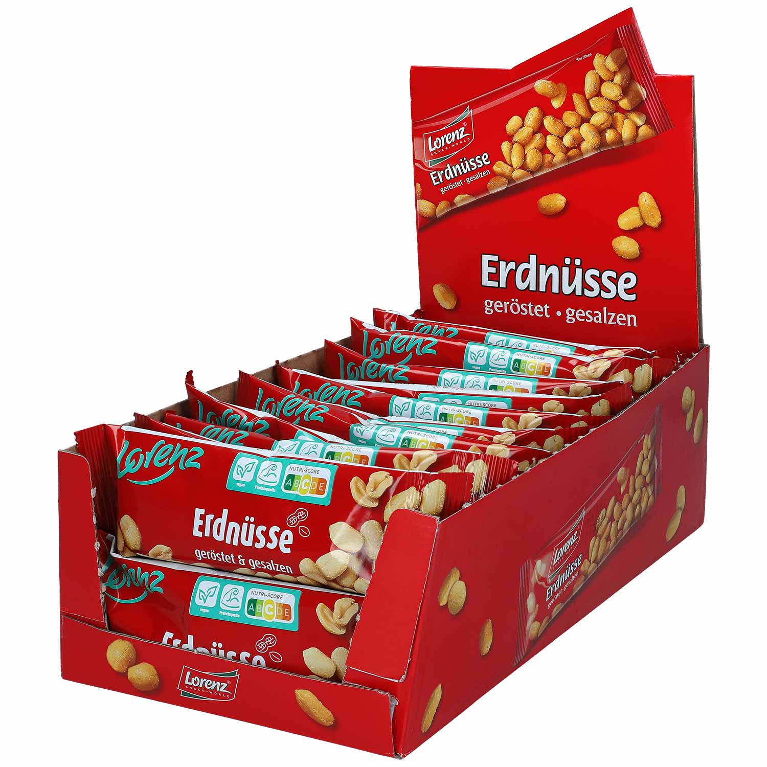 Lorenz Erdnüsse geröstet und gesalzen 28x40g