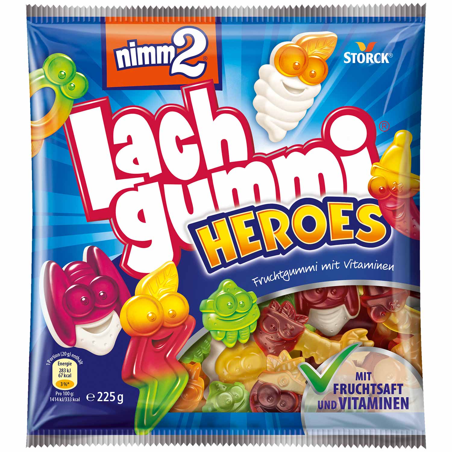 nimm2 Lachgummi Heroes 225g