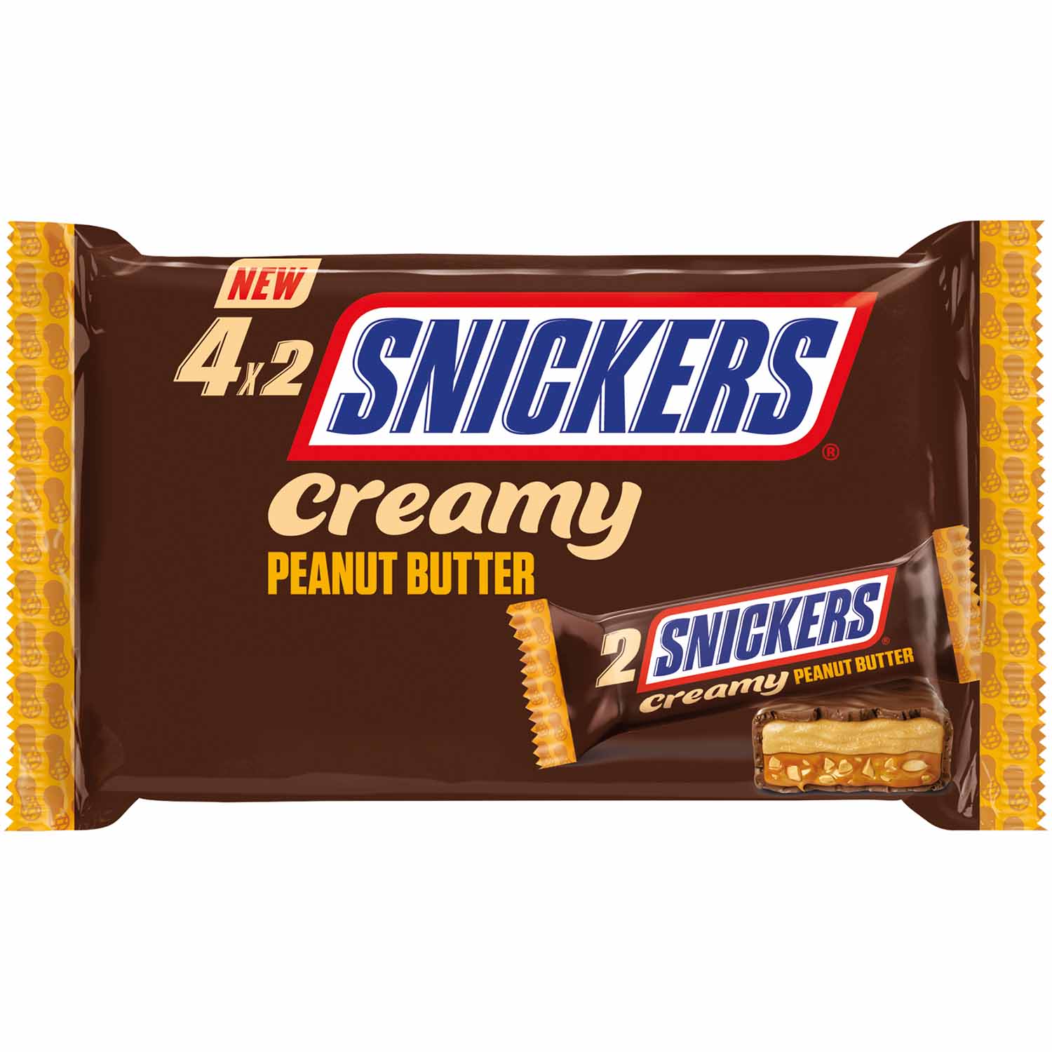 Snickers Creamy Peanut Butter 4x36,5g