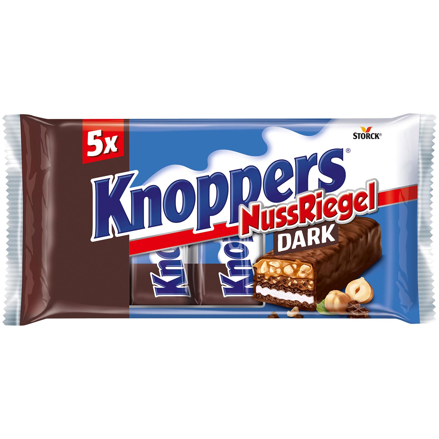 Knoppers NussRiegel Dark 5x40g