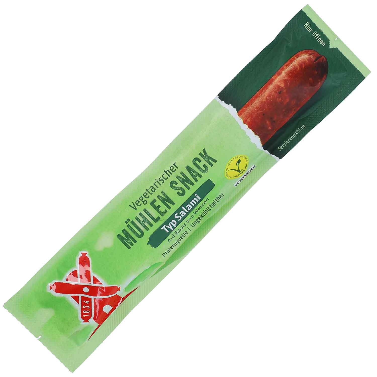 Rügenwalder Mühle Vegetarischer Mühlen Snack Typ Salami 20g