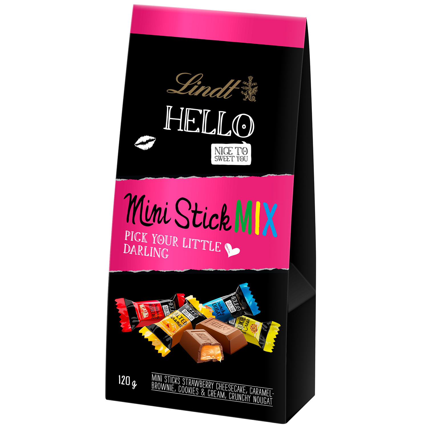 Lindt Hello Mini Stick Mix 120g