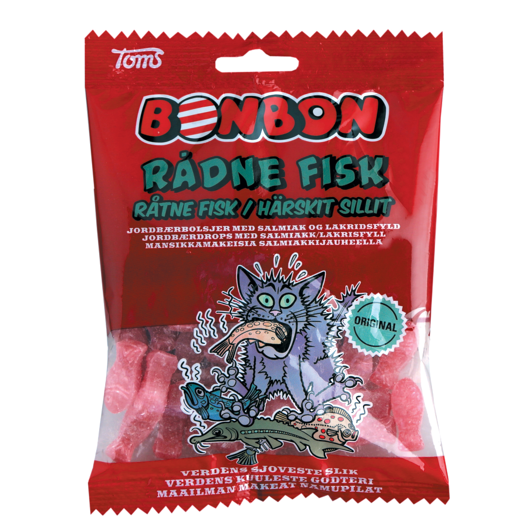 Toms Bonbon Rådne Fisk 125g